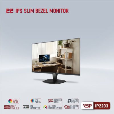 Màn hình VSP IP2203 21.5 inch 75hz